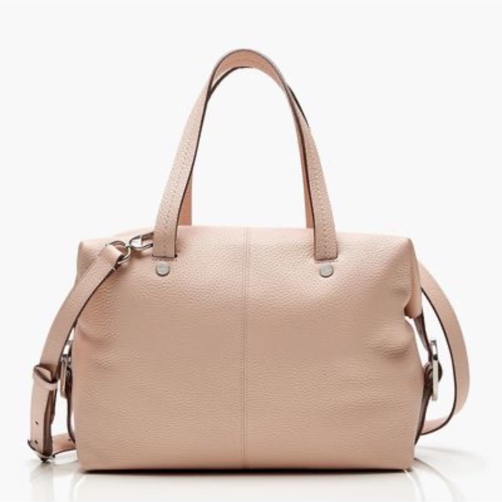 Bristol Convertible Satchel In Pebbled Leather